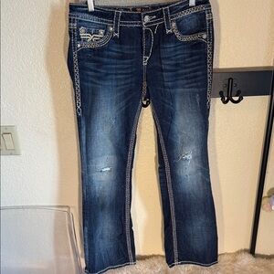 Rock Revival Dark Blue Boot Cut Jeans